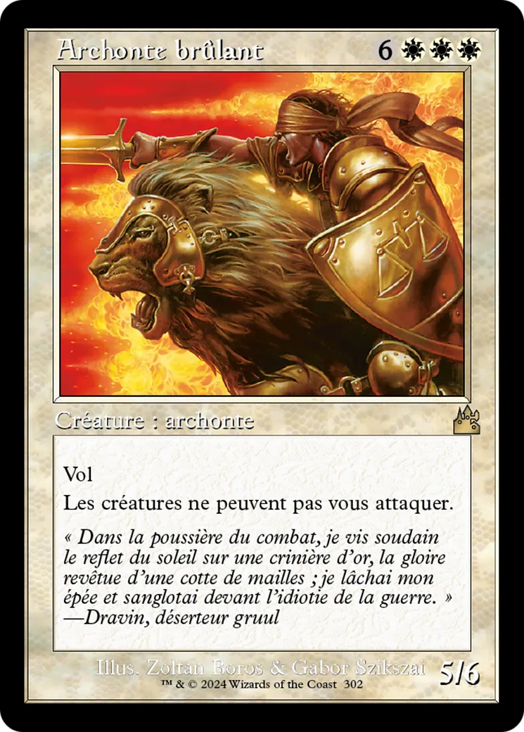 Archonte brûlant — Ravnica Remastered — Magic: The Gathering