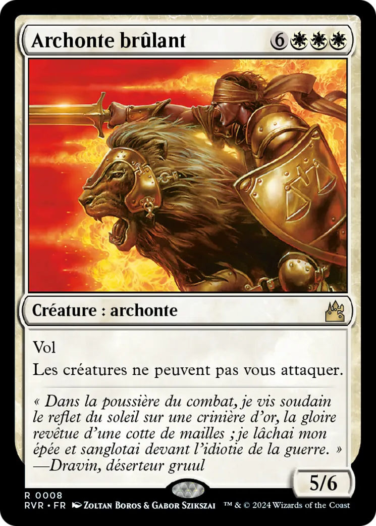 Archonte brûlant — Ravnica Remastered — Magic: The Gathering