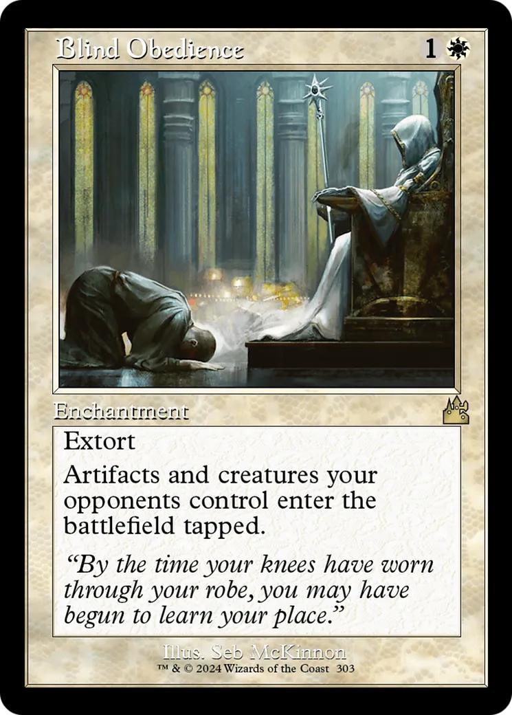 Blind Obedience — Ravnica Remastered — Magic: The Gathering