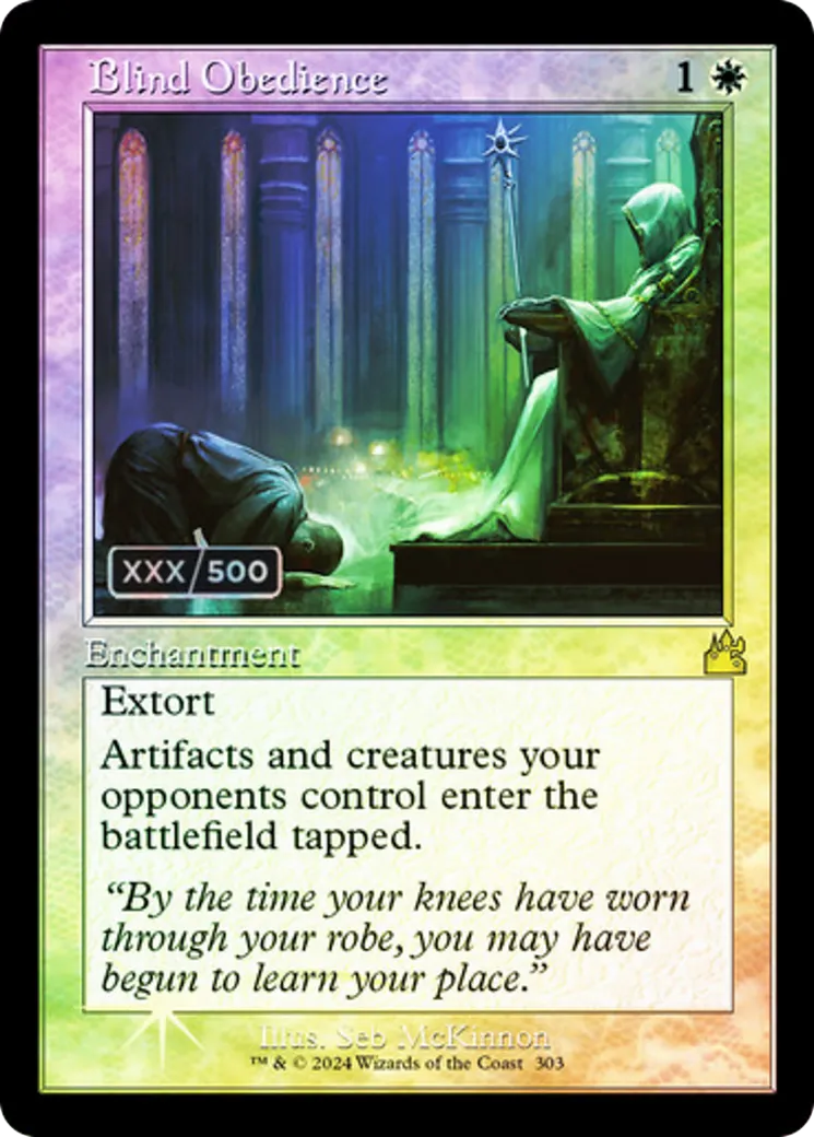 Blind Obedience — Ravnica Remastered — Magic: The Gathering