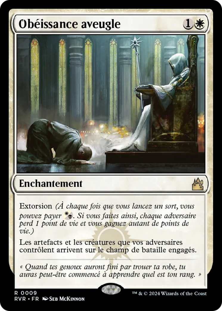 Obéissance aveugle — Ravnica Remastered — Magic: The Gathering
