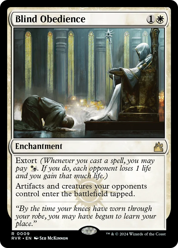 Blind Obedience — Ravnica Remastered — Magic: The Gathering