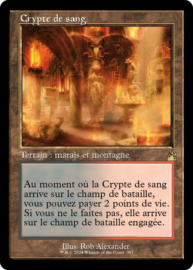 Crypte de sang from Ravnica Remastered - Magic: The Gathering