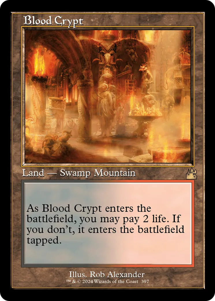 Blood Crypt — Ravnica Remastered — Magic: The Gathering
