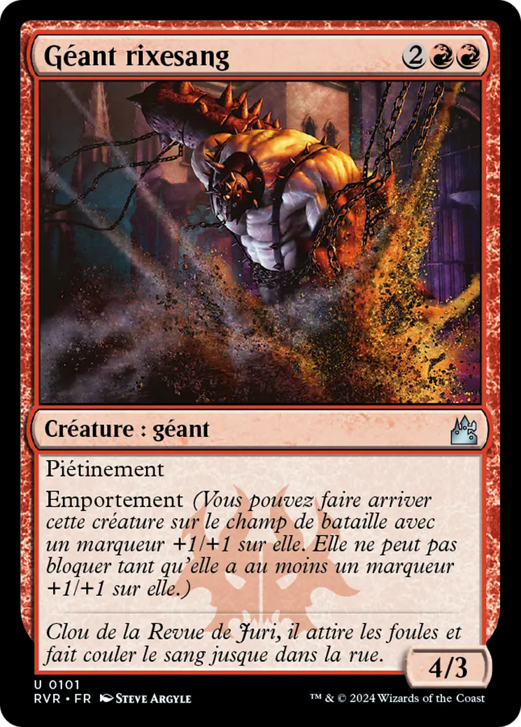 Géant rixesang — Ravnica Remastered — Magic: The Gathering