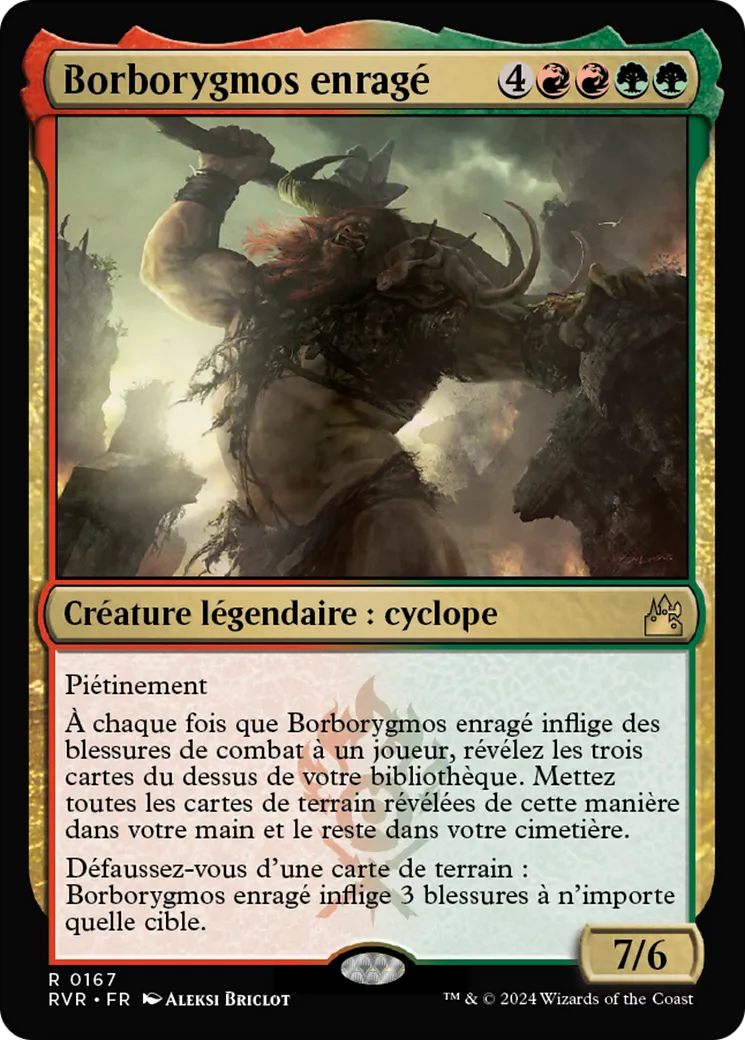 Borborygmos enragé — Ravnica Remastered — Magic: The Gathering