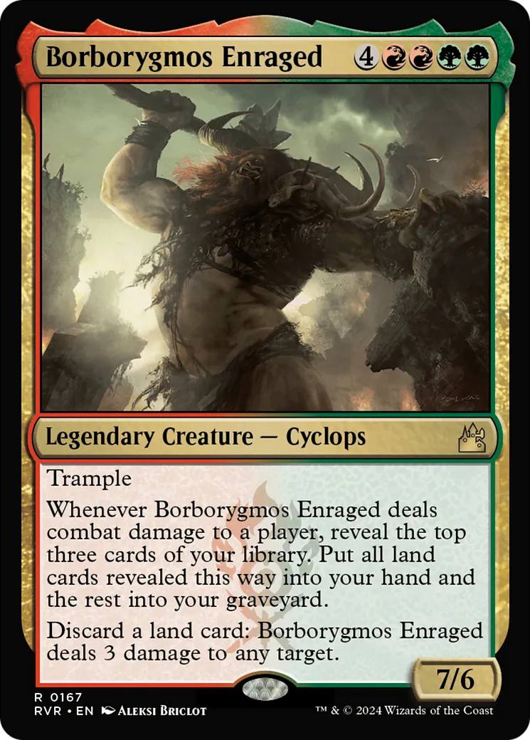 Borborygmos Enraged — Ravnica Remastered — Magic: The Gathering