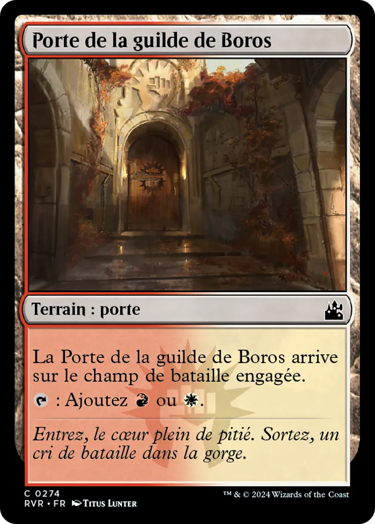 Porte de la guilde de Boros — Ravnica Remastered — Magic: The Gathering