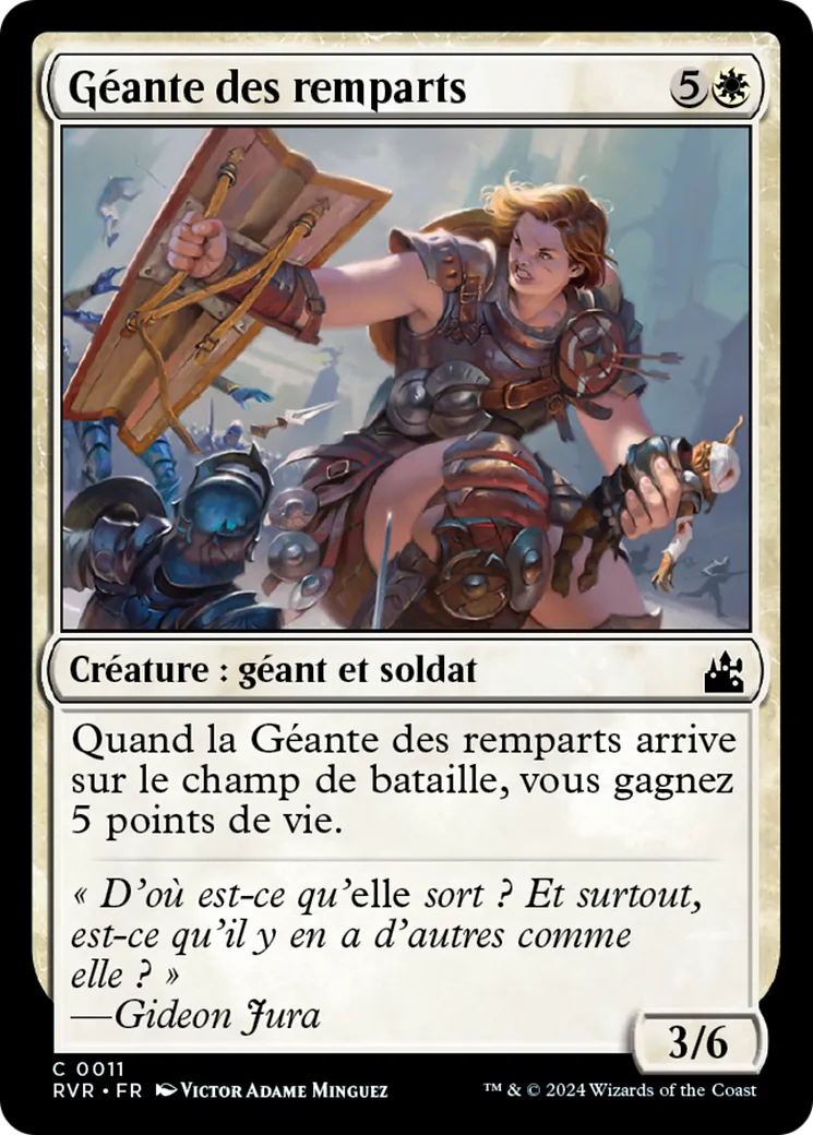 Géante des remparts — Ravnica Remastered — Magic: The Gathering
