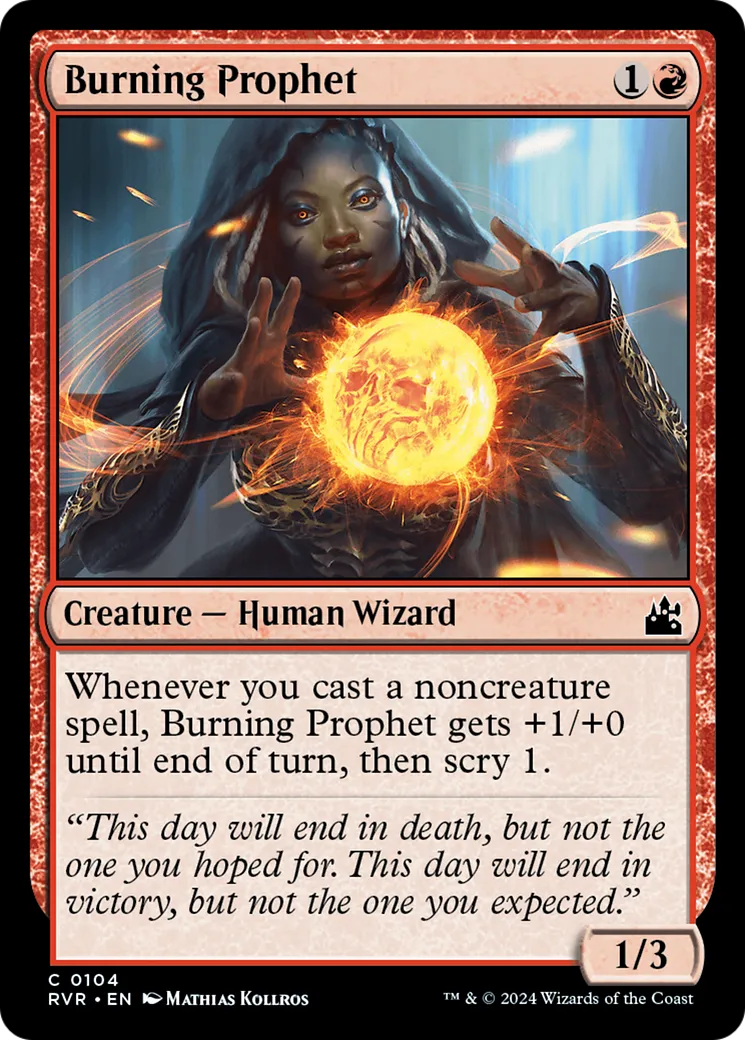 Prophétesse brûlante — Ravnica Remastered — Magic: The Gathering