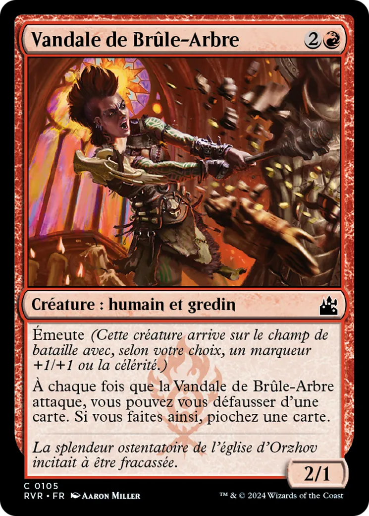 Vandale de Brûle-Arbre — Ravnica Remastered — Magic: The Gathering