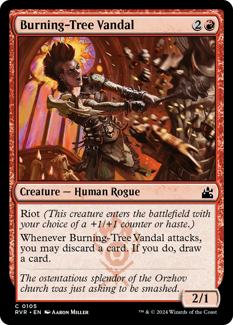Vandale de Brûle-Arbre — Ravnica Remastered — Magic: The Gathering