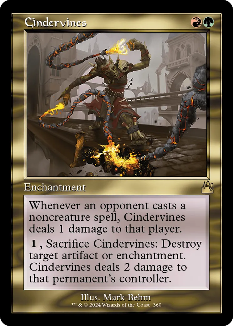 Cindervines — Ravnica Remastered — Magic: The Gathering