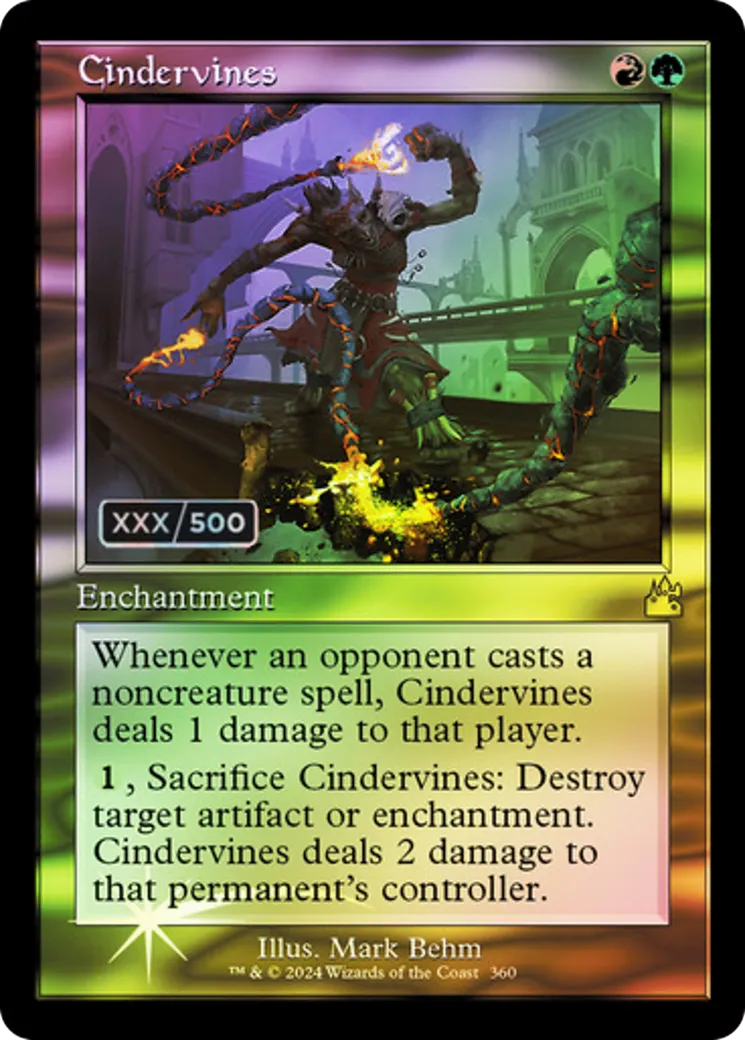 Cindervines — Ravnica Remastered — Magic: The Gathering