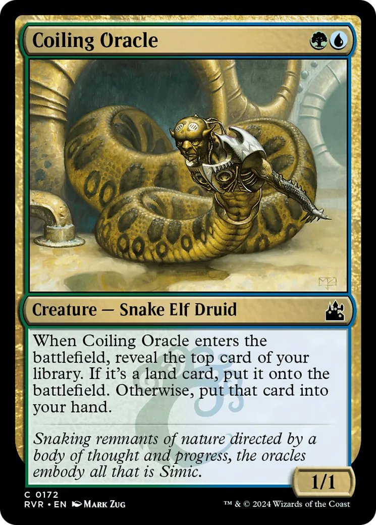 Coiling Oracle — Ravnica Remastered — Magic: The Gathering