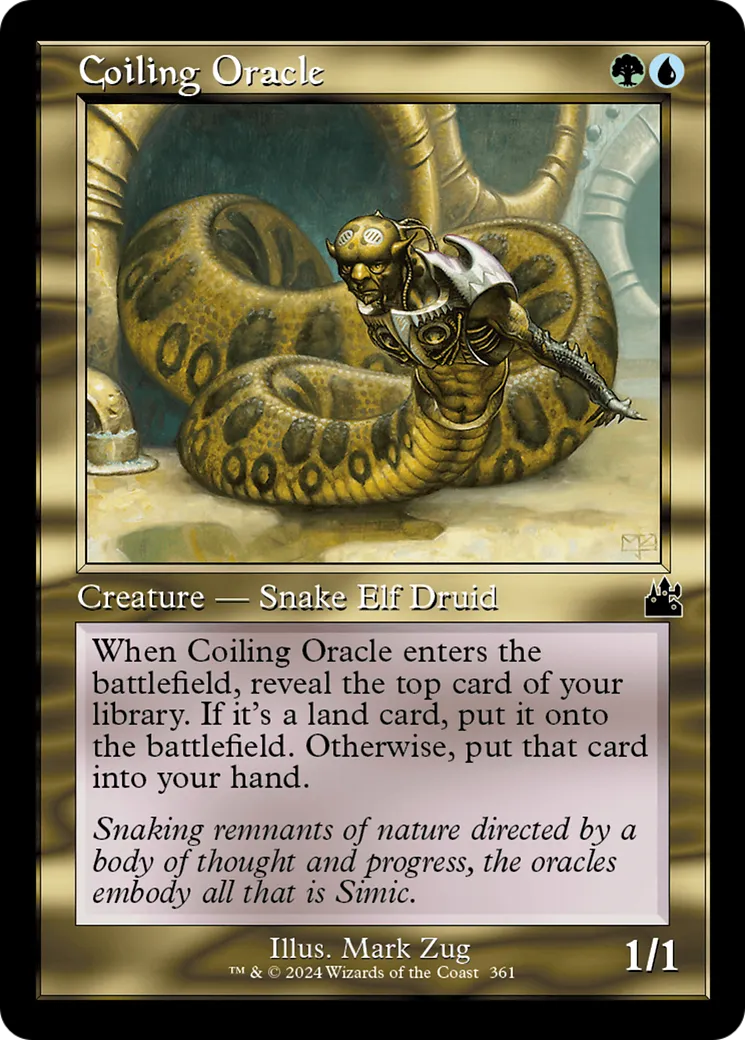 Coiling Oracle — Ravnica Remastered — Magic: The Gathering