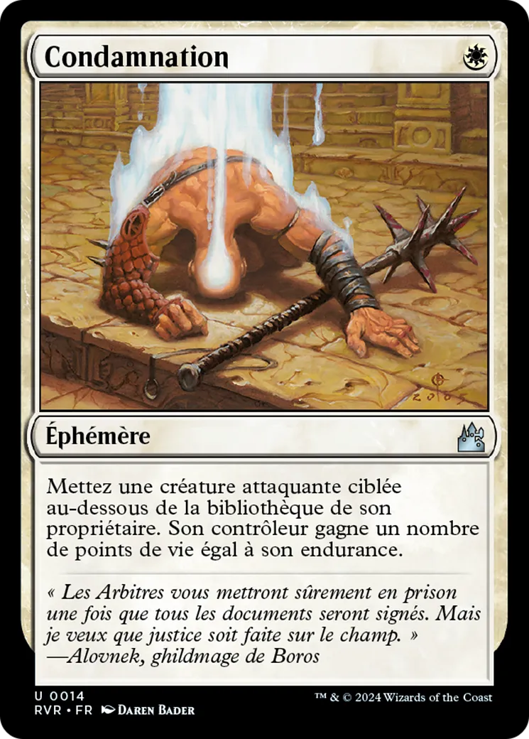 Condamnation — Ravnica Remastered — Magic: The Gathering