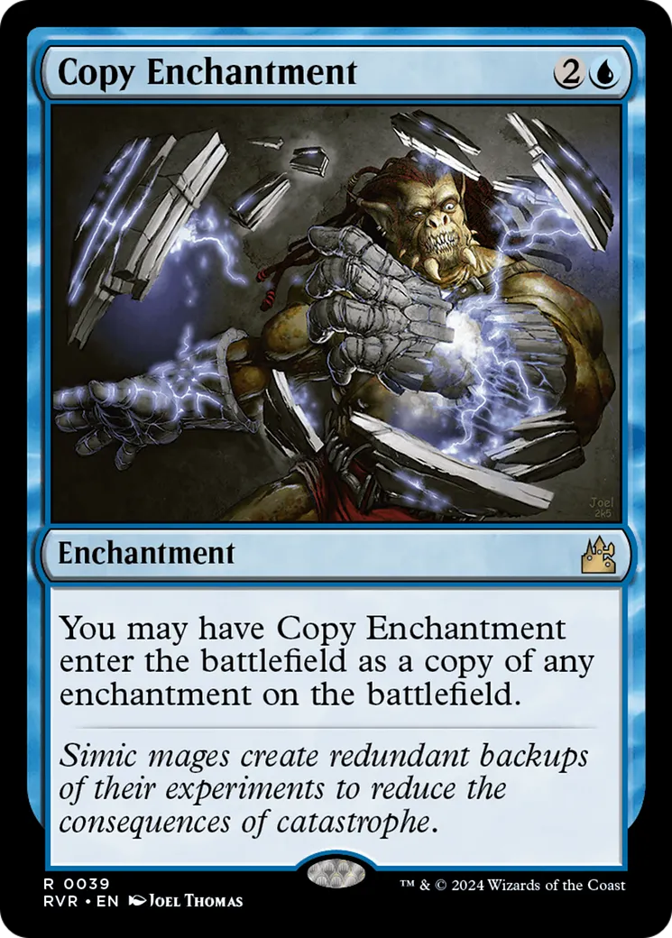 Copy Enchantment from Ravnica Remastered - Magic: The Gathering
