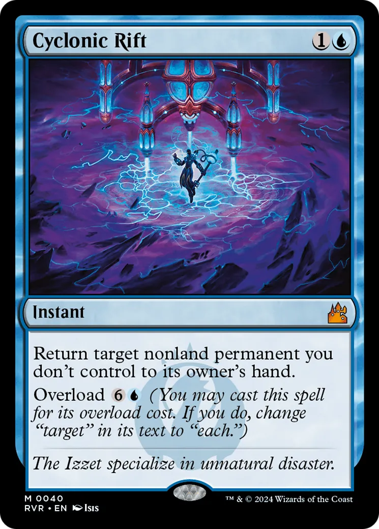 Cyclonic Rift — Ravnica Remastered — Magic: The Gathering