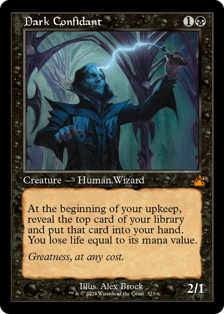 Dark Confidant — Ravnica Remastered — Magic: The Gathering