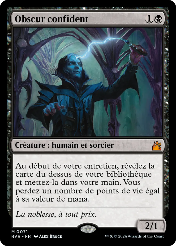 Obscur confident — Ravnica Remastered — Magic: The Gathering