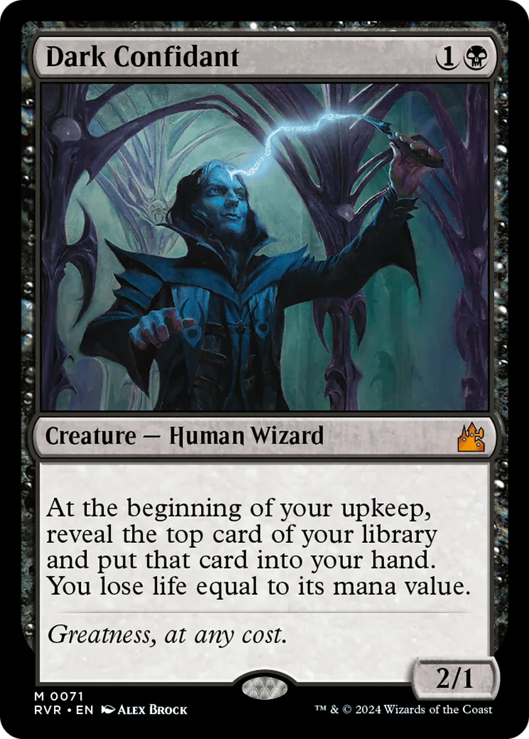 Dark Confidant — Ravnica Remastered — Magic: The Gathering