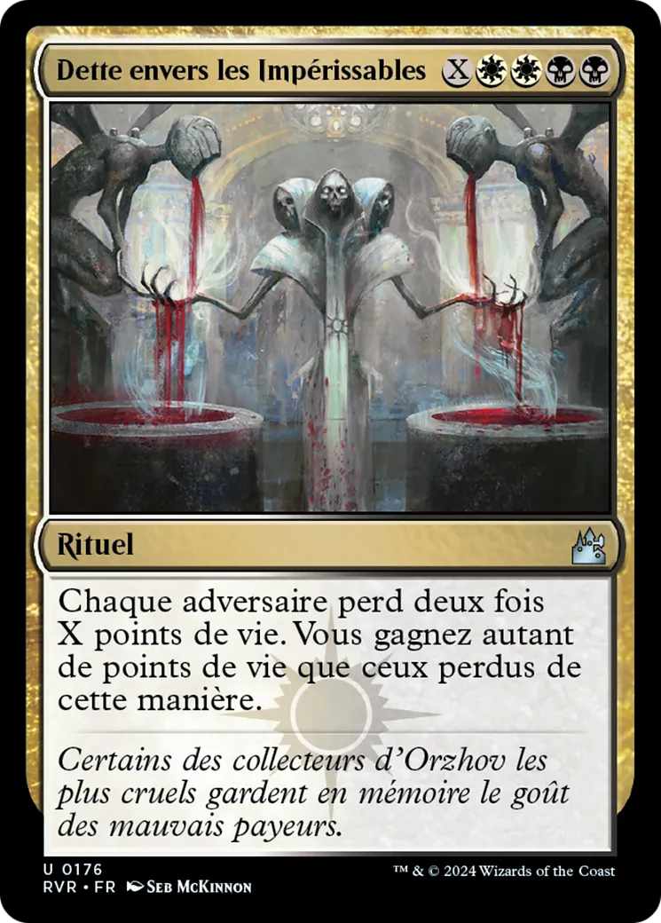 Dette envers les Impérissables — Ravnica Remastered — Magic: The Gathering
