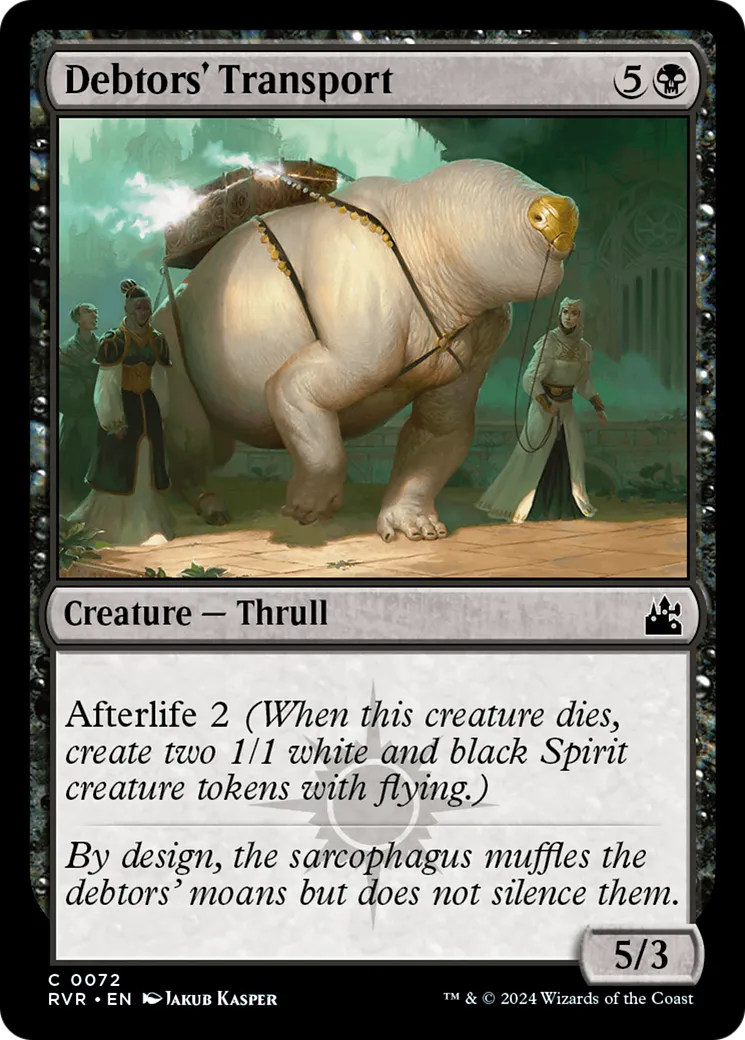 Debtors' Transport — Ravnica Remastered — Magic: The Gathering