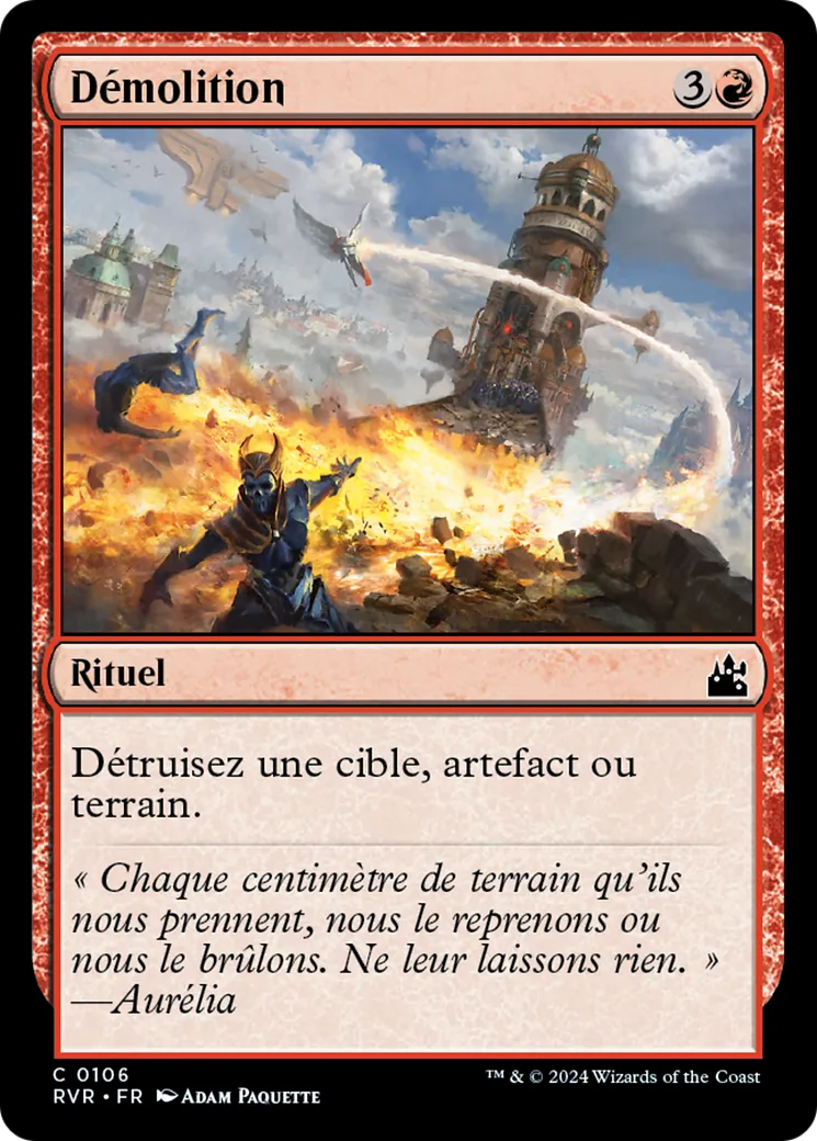 Démolition — Ravnica Remastered — Magic: The Gathering