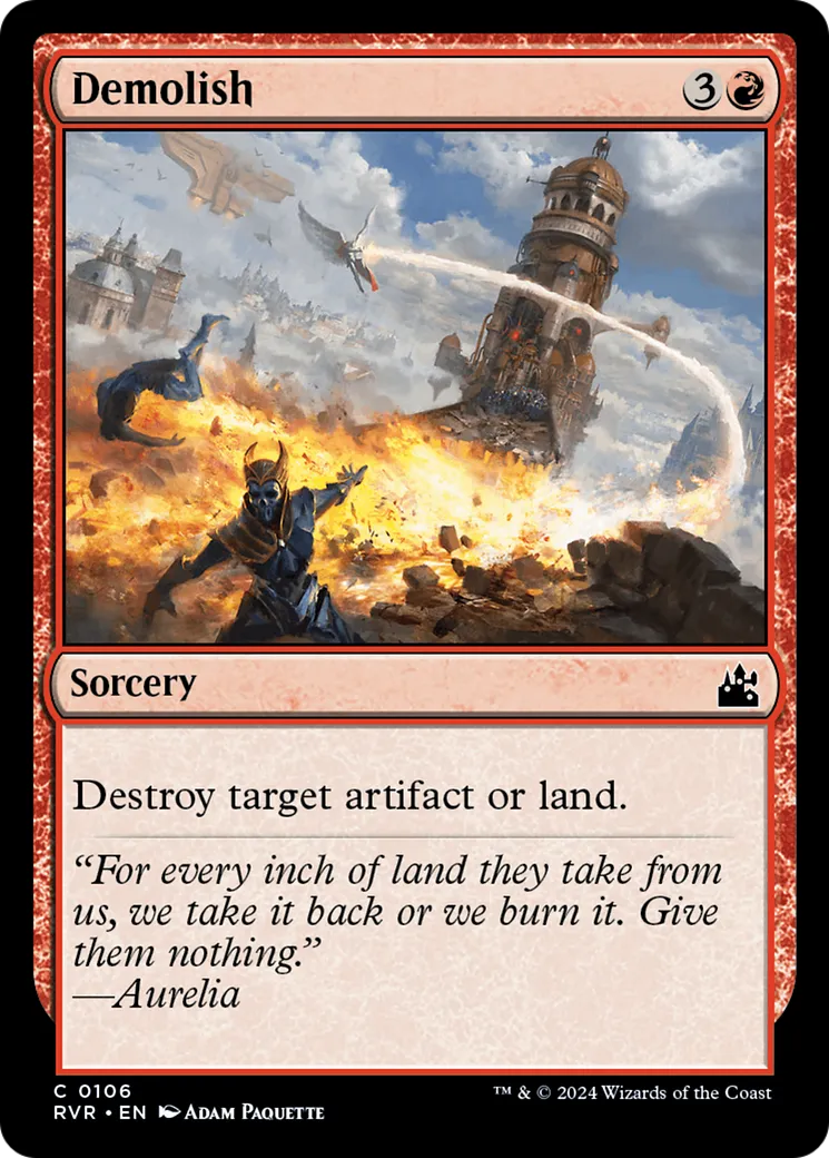 Demolish — Ravnica Remastered — Magic: The Gathering