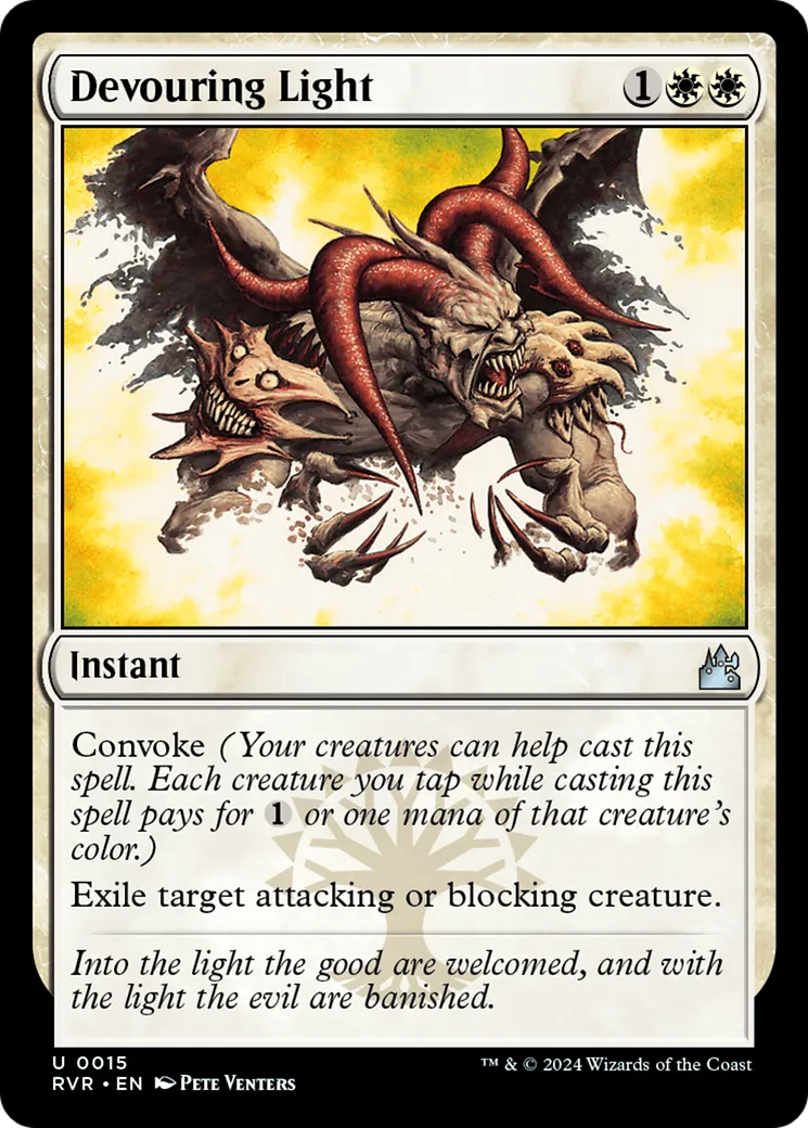 Devouring Light from Ravnica Remastered - Magic: The Gathering