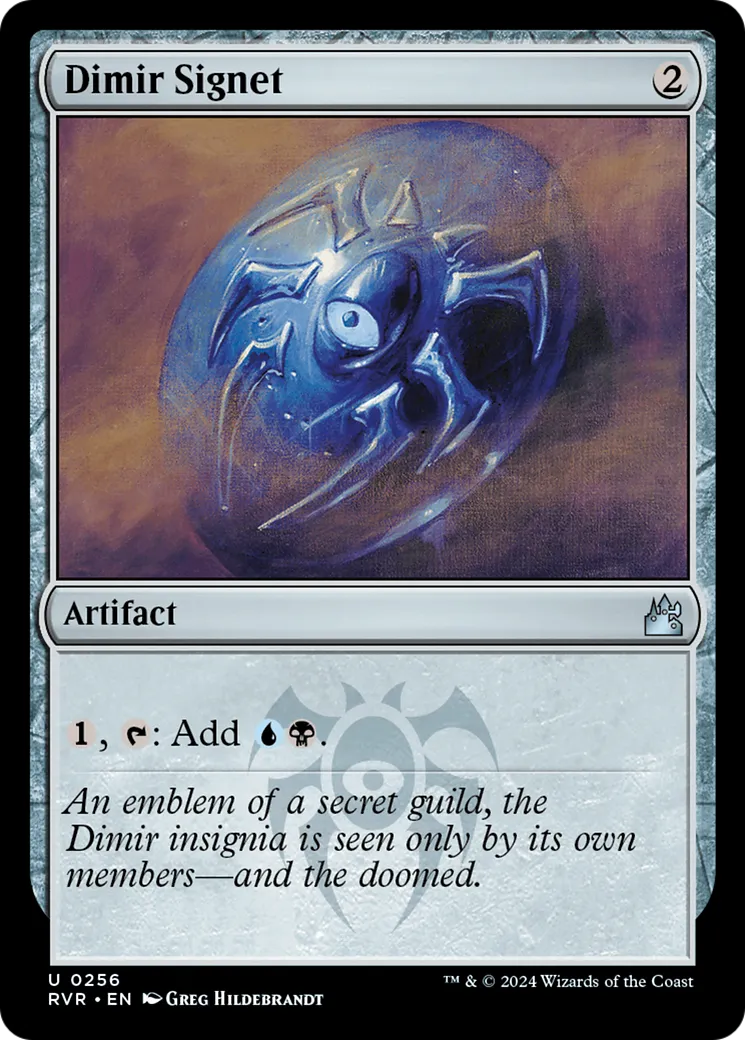 Dimir Signet — Ravnica Remastered — Magic: The Gathering