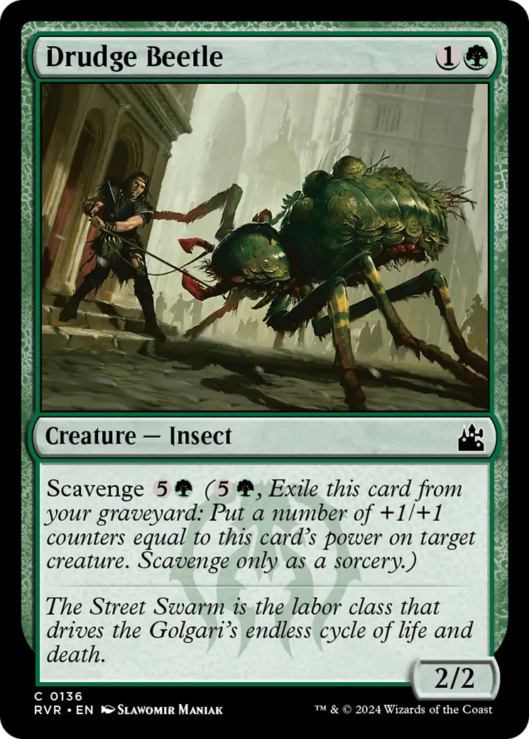 Scarabée servile — Ravnica Remastered — Magic: The Gathering