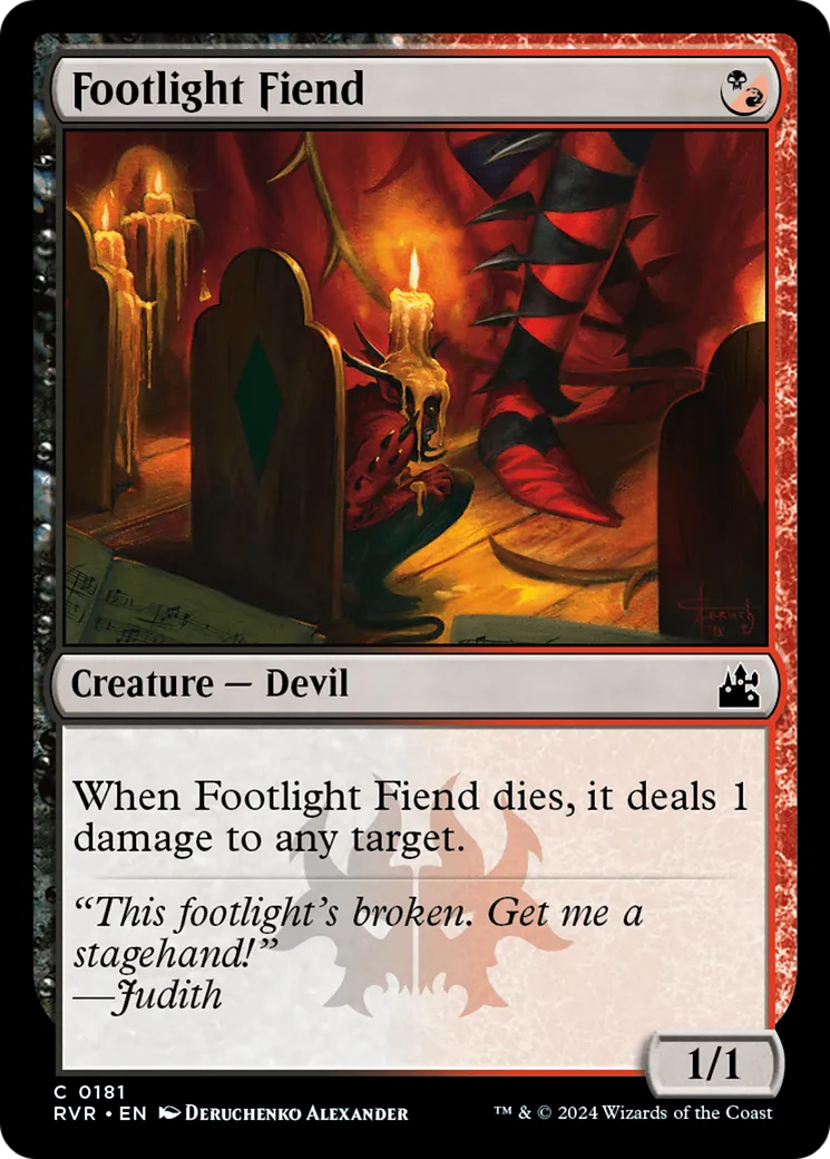 Footlight Fiend — Ravnica Remastered — Magic: The Gathering