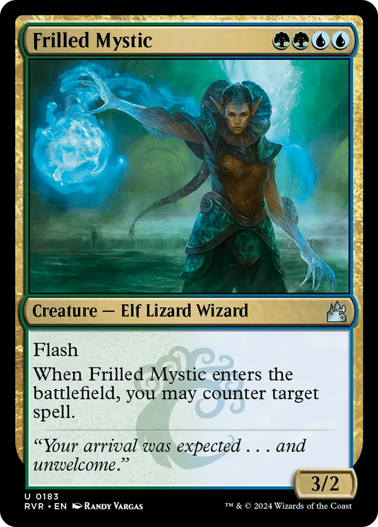 Frilled Mystic — Ravnica Remastered — Magic: The Gathering