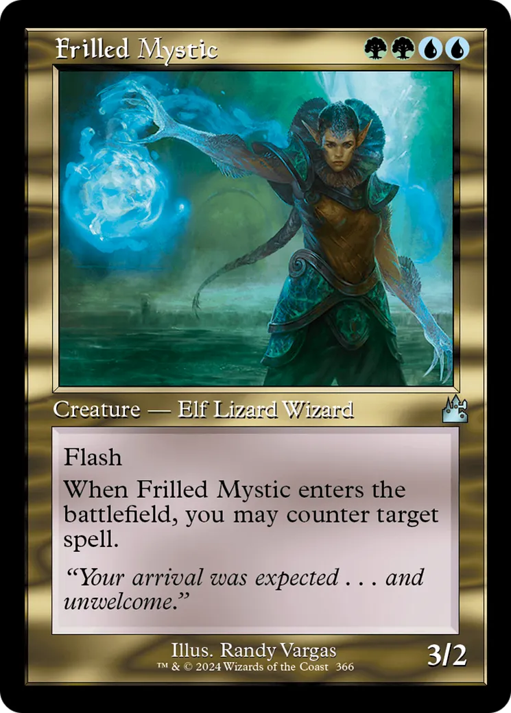 Frilled Mystic — Ravnica Remastered — Magic: The Gathering