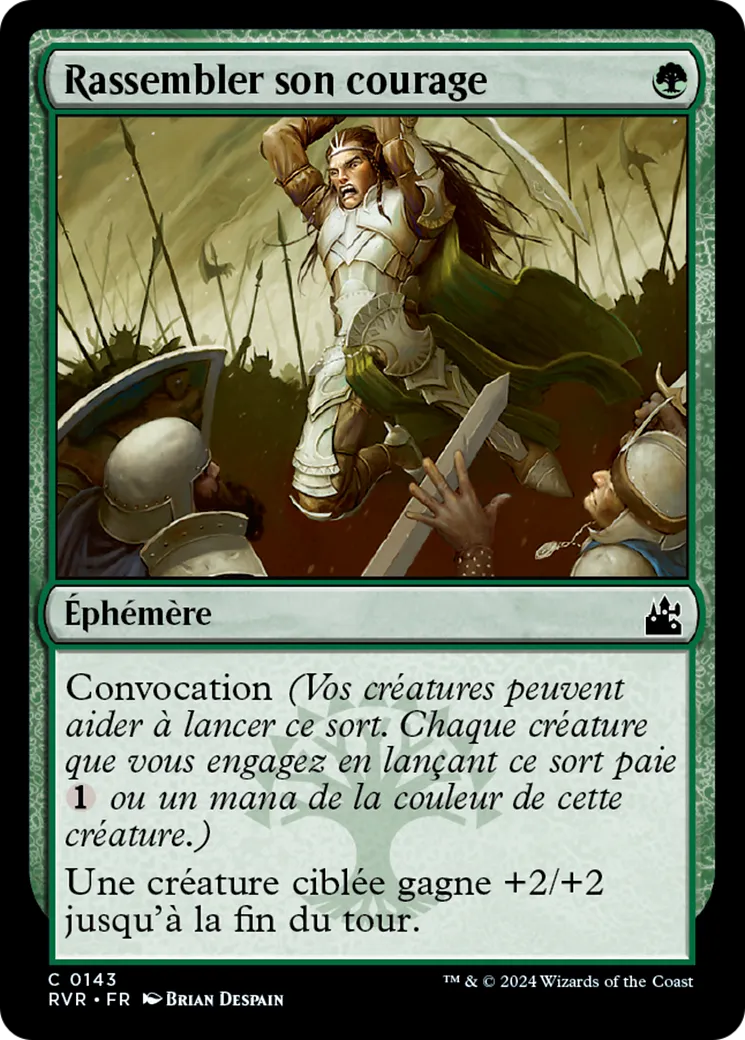 Rassembler son courage — Ravnica Remastered — Magic: The Gathering