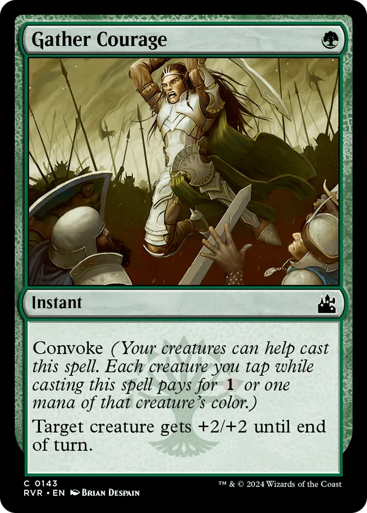 Rassembler son courage — Ravnica Remastered — Magic: The Gathering