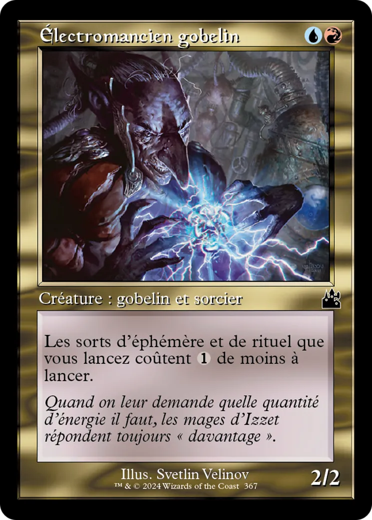 Électromancien gobelin — Ravnica Remastered — Magic: The Gathering