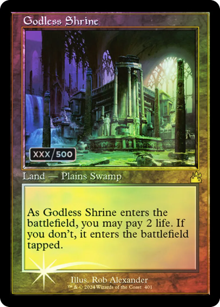 Godless Shrine — Ravnica Remastered — Magic: The Gathering