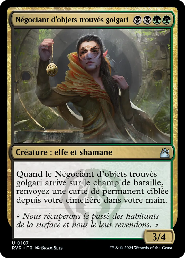 Négociant d'objets trouvés golgari — Ravnica Remastered — Magic: The Gathering