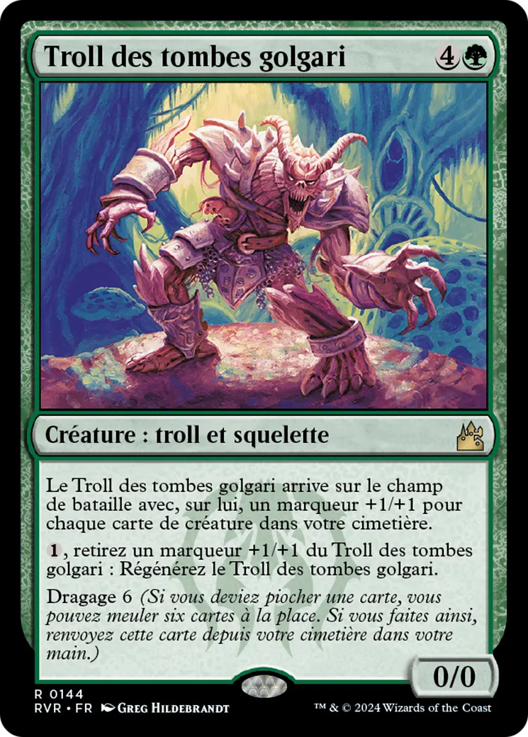 Troll des tombes golgari — Ravnica Remastered — Magic: The Gathering