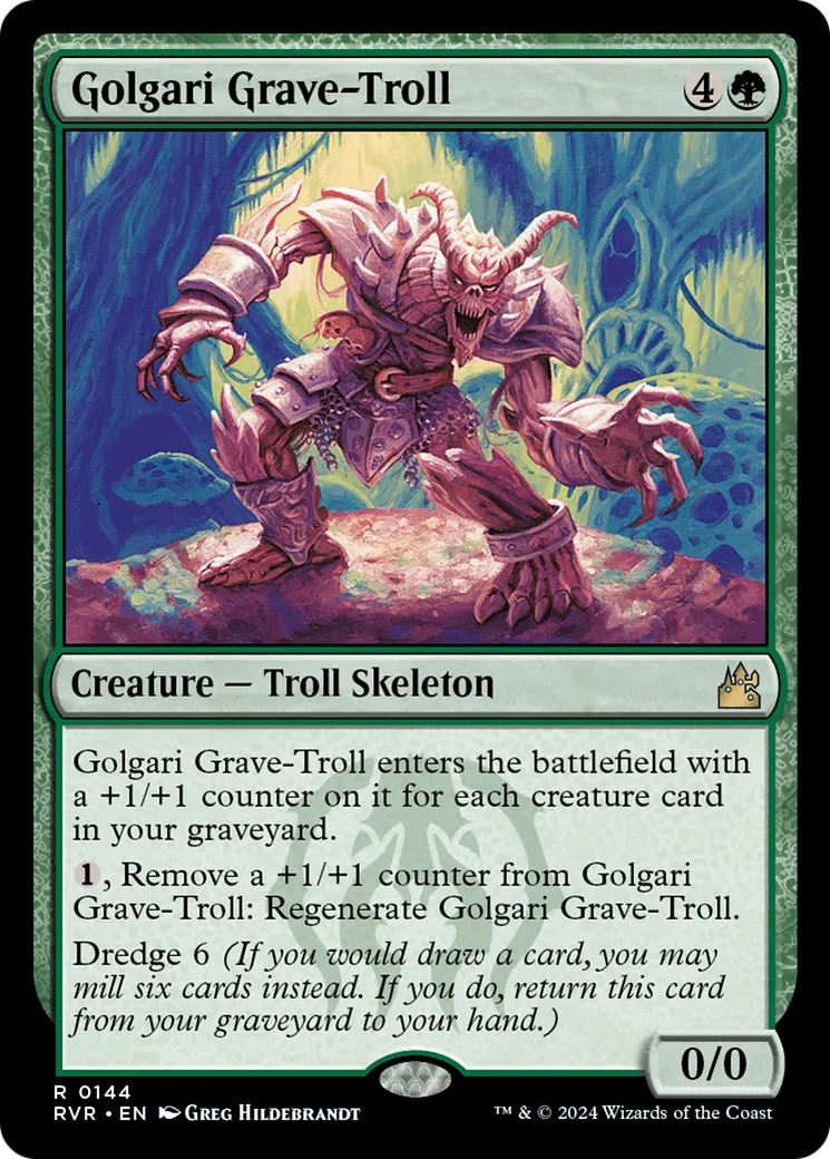 Golgari Grave-Troll — Ravnica Remastered — Magic: The Gathering