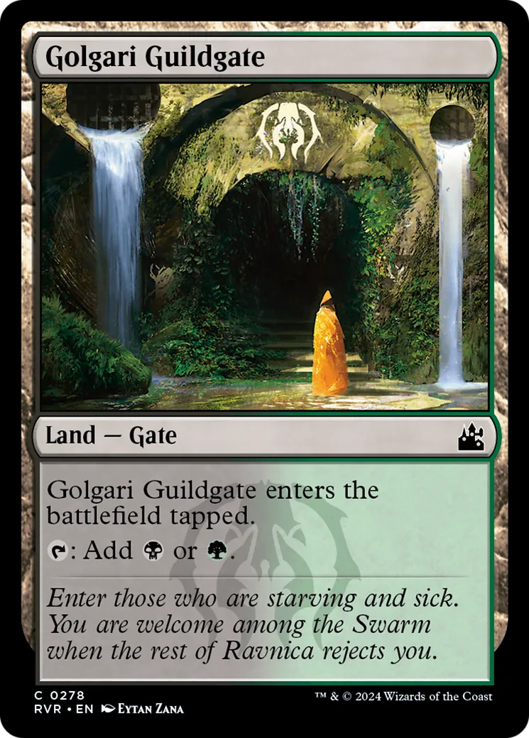 Golgari Guildgate — Ravnica Remastered — Magic: The Gathering