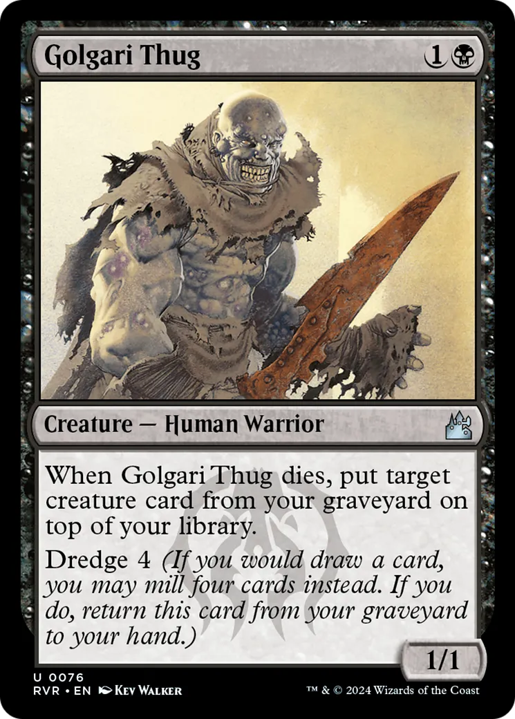 Golgari Thug — Ravnica Remastered — Magic: The Gathering