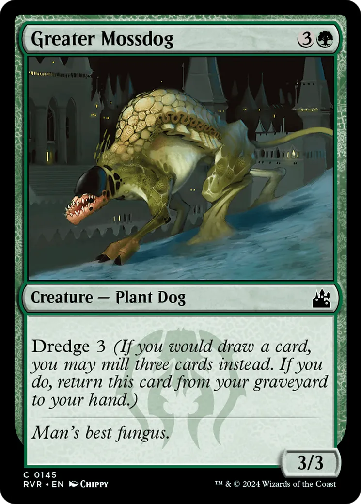 Greater Mossdog — Ravnica Remastered — Magic: The Gathering