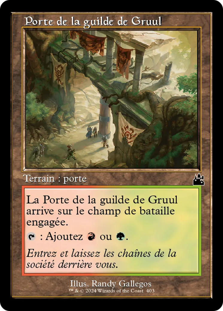 Porte de la guilde de Gruul — Ravnica Remastered — Magic: The Gathering