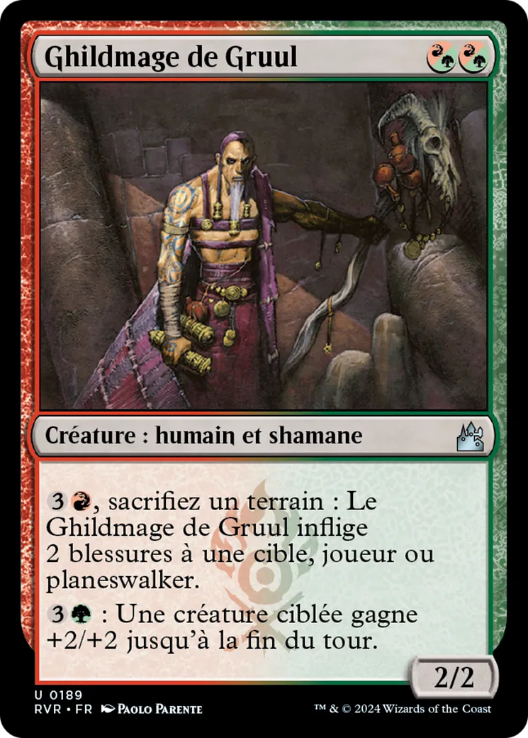 Ghildmage de Gruul — Ravnica Remastered — Magic: The Gathering