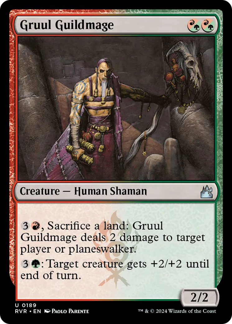 Gruul Guildmage — Ravnica Remastered — Magic: The Gathering