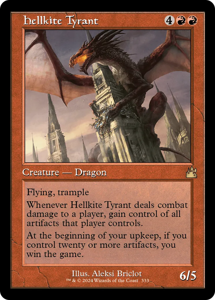 Hellkite Tyrant — Ravnica Remastered — Magic: The Gathering